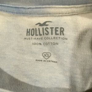 Hollister Heather Gray Cotton Tee